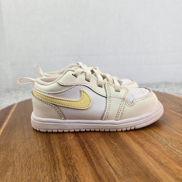 Jordan 1 Low TD Alt Sail Lt Laser Orange White Casual Daily Sneaker Toddler 8c - Picture 3 of 13